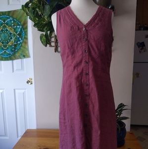 Small JJill pink knee length dress